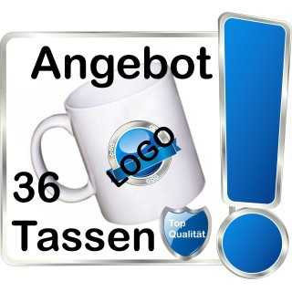 36 Kaffeebecher bedrucken